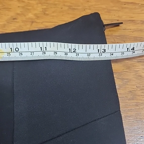 Good American Black Pants Side Zipper Good American Size 2 - Picture 7 of 10